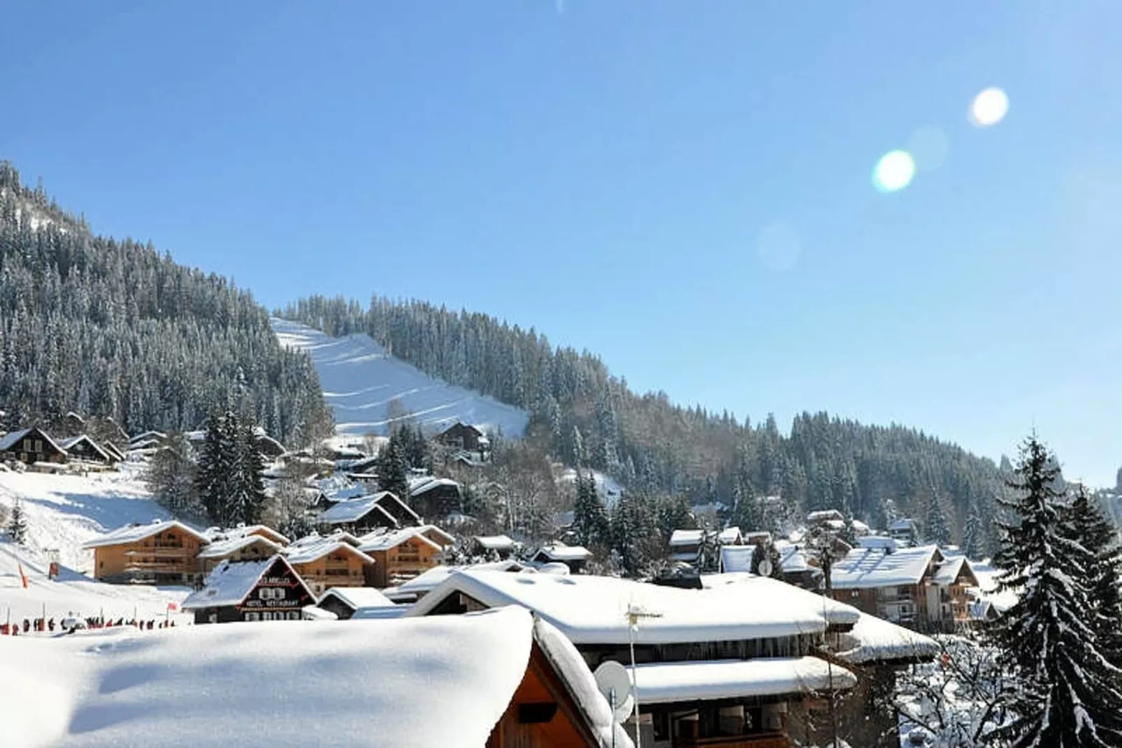 Studio à Les Carroz-d'Arâches-Aussicht Winter