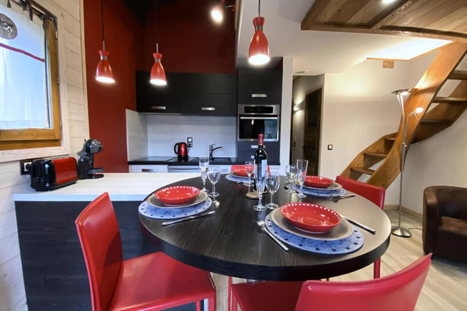 Chalets Des Bois-Salle à manger