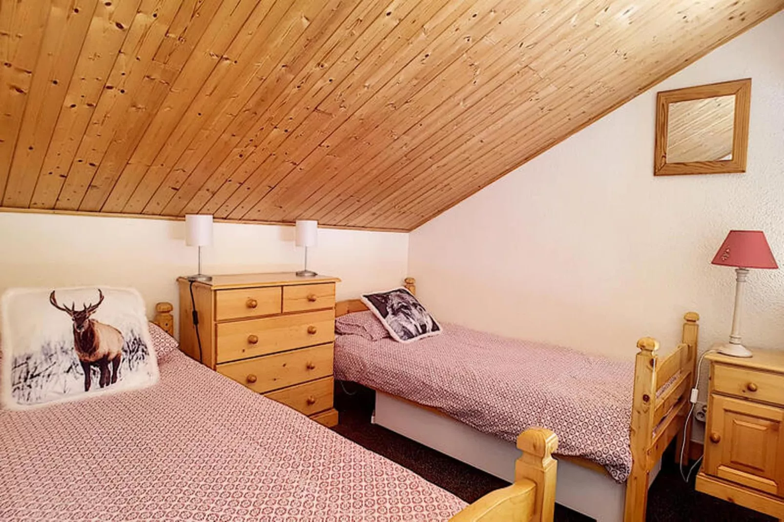 Appartements à Saint Jean d'Aulps-Chambre