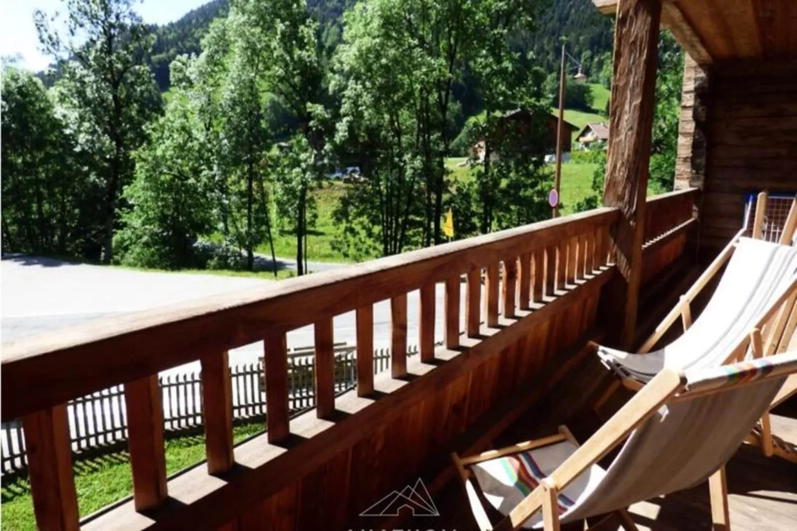 Chalet Rayjeanne-Aussicht Sommer