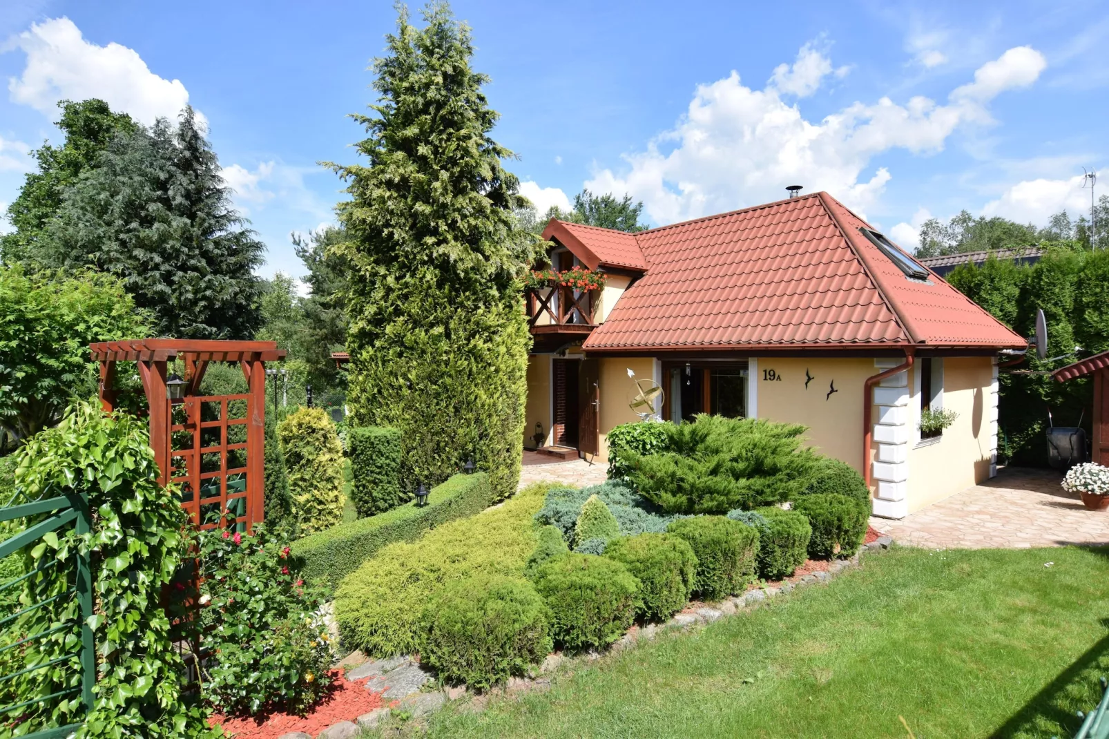 Dom wakacyjny w Krzyni dla max 5 osób-Außenbereich Sommer