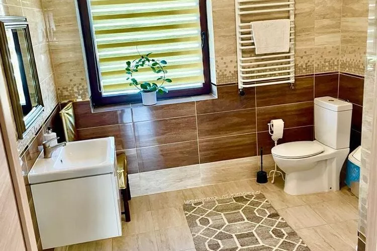 Holiday spacious modern flat in Dabrowa-Salle de bain