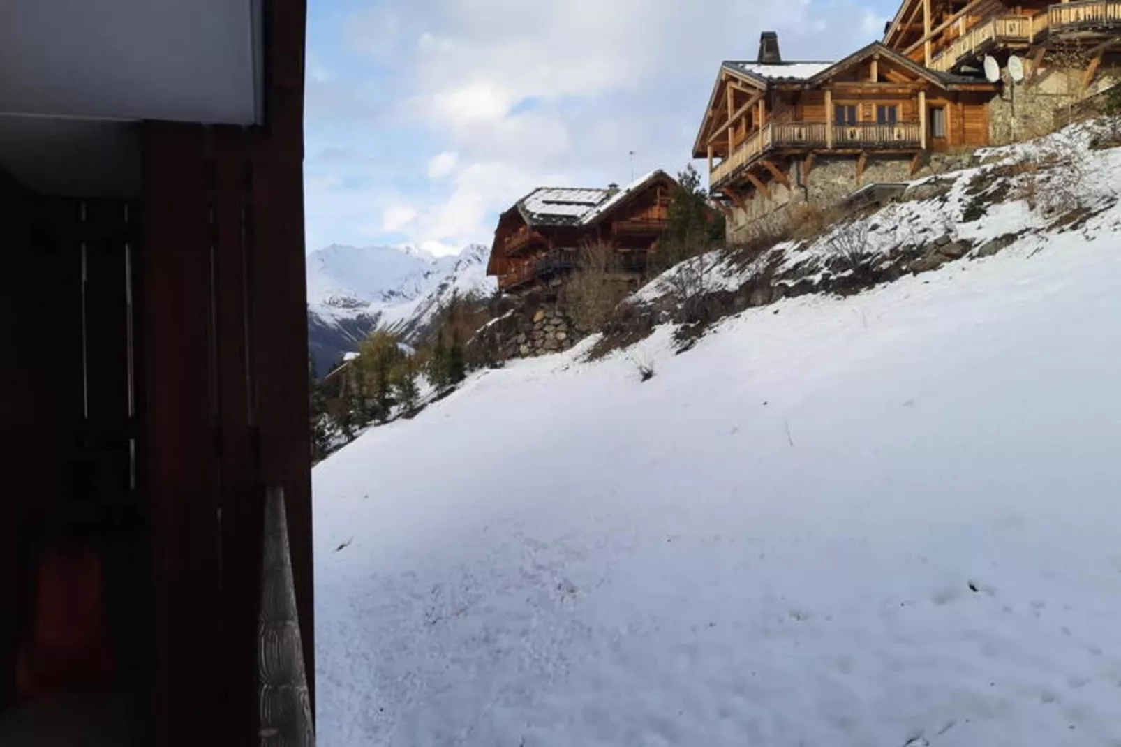 Résidence Balcon Des Pistes C-Aussicht Winter