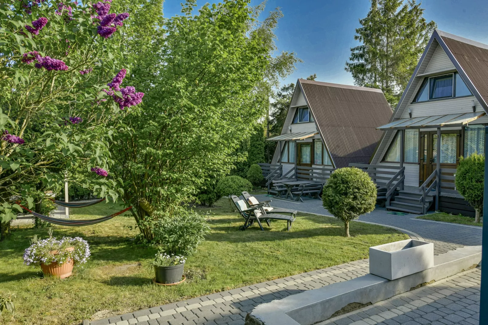 Piętrowe domki wakacyjne Kołobrzeg-Extérieur été