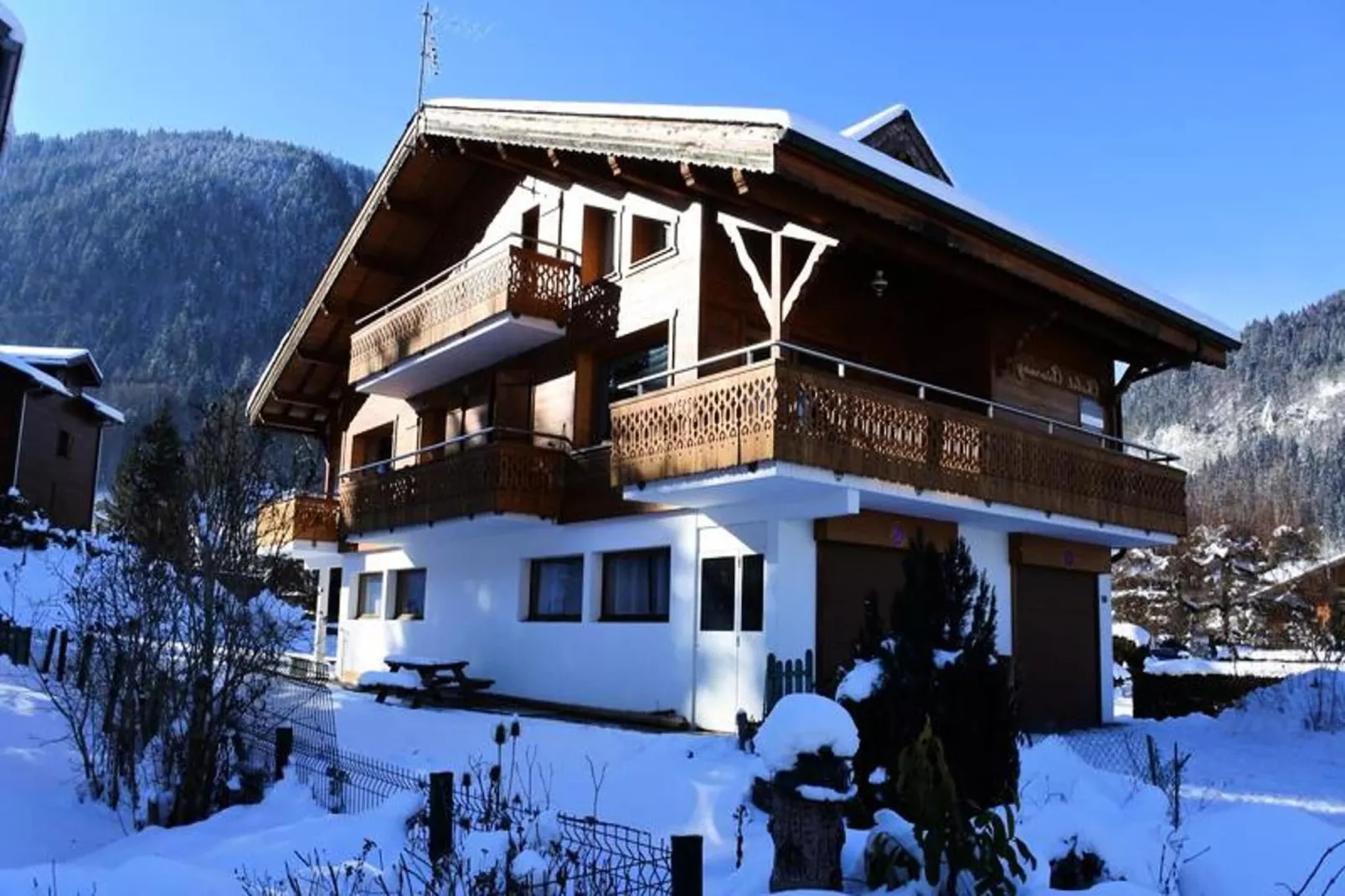Chalet Avoreaz-Außenbereich Sommer