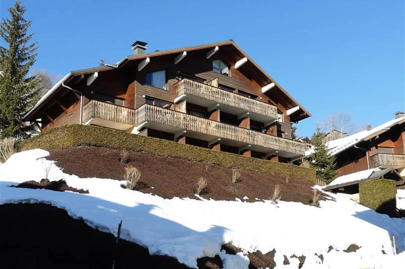 Appartements à La Clusaz-View in winter