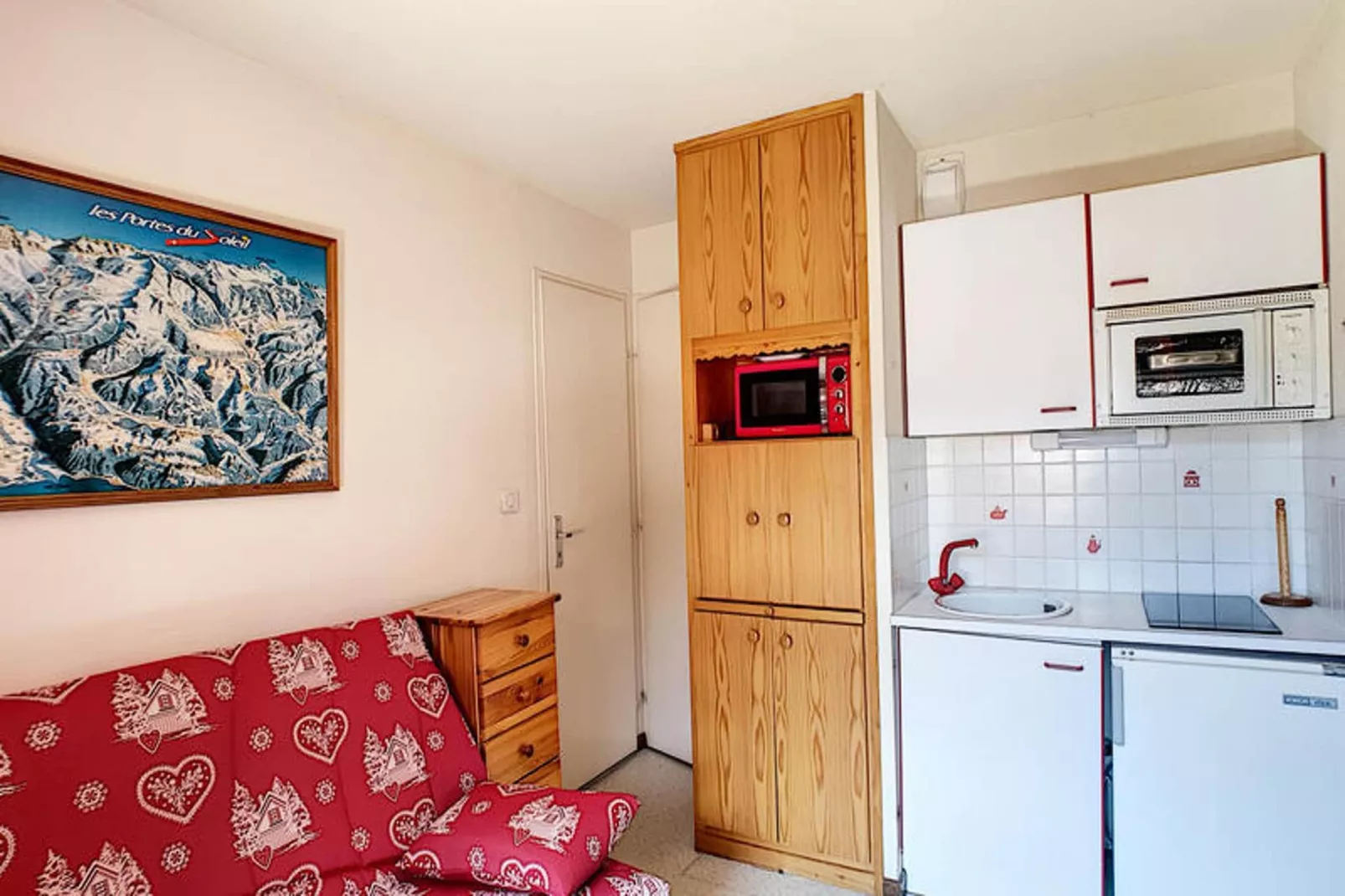 Appartements à Montriond-Küche