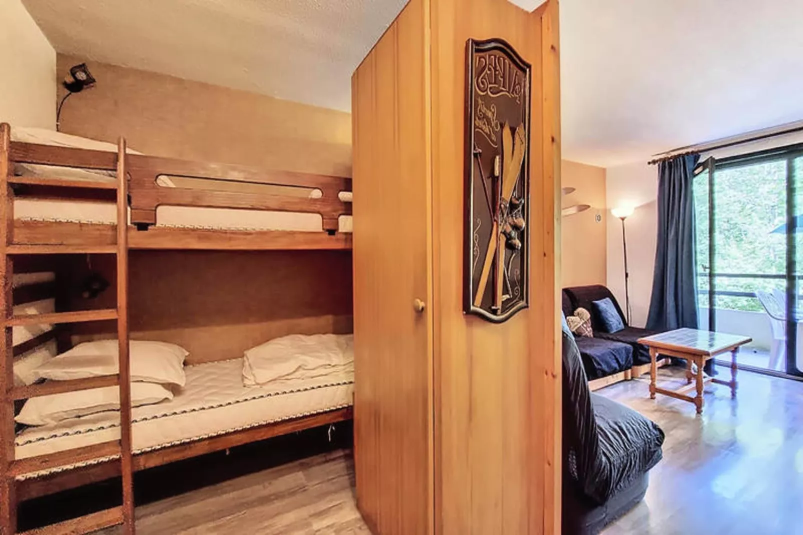 Studio à Saint Jean d'Aulps-Schlafzimmer