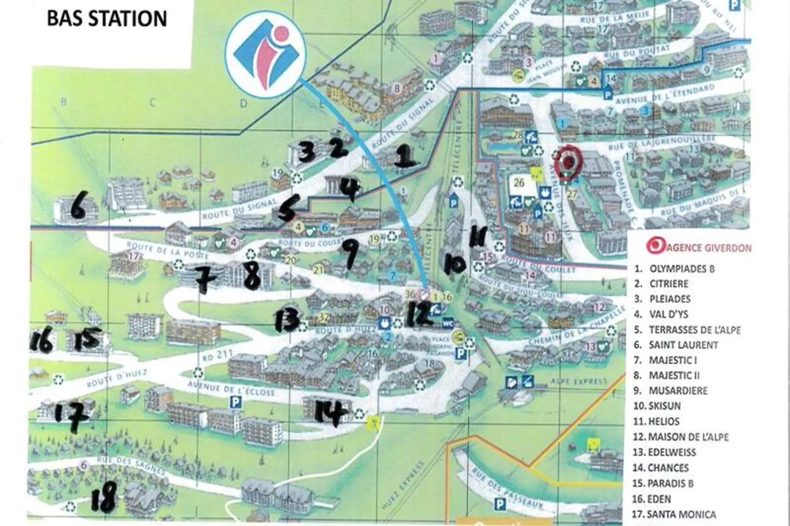 Résidence Maison De L'alpe-équipements