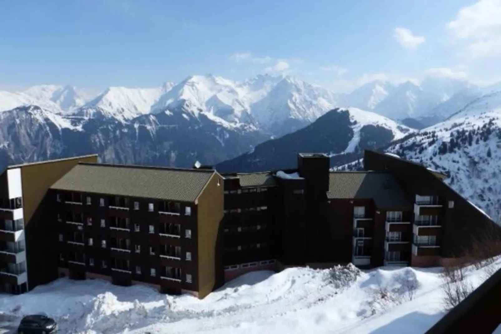 Résidence Soleil D'huez-Außenbereich Sommer