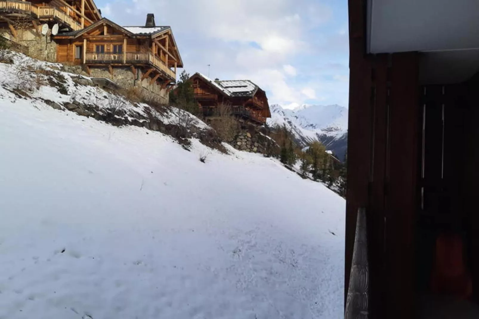 Résidence Balcon Des Pistes C-Aussicht Winter