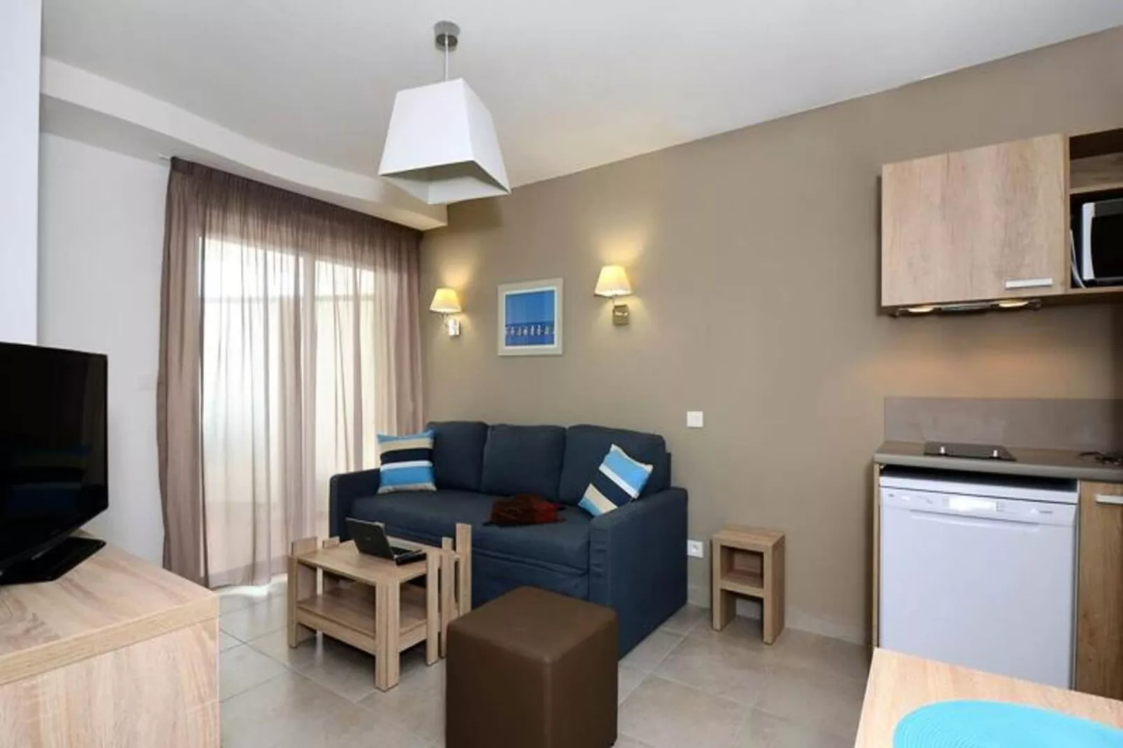 Résidence Odalys Le Lotus Blanc ***-Wohnzimmer