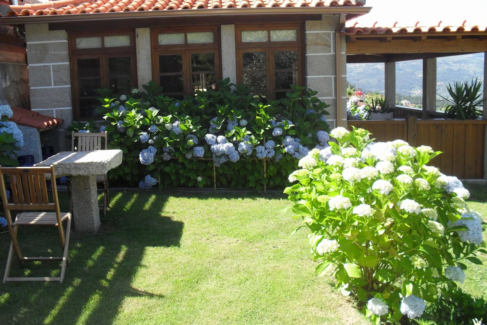 Casita da Lavandeira-Außenbereich Sommer