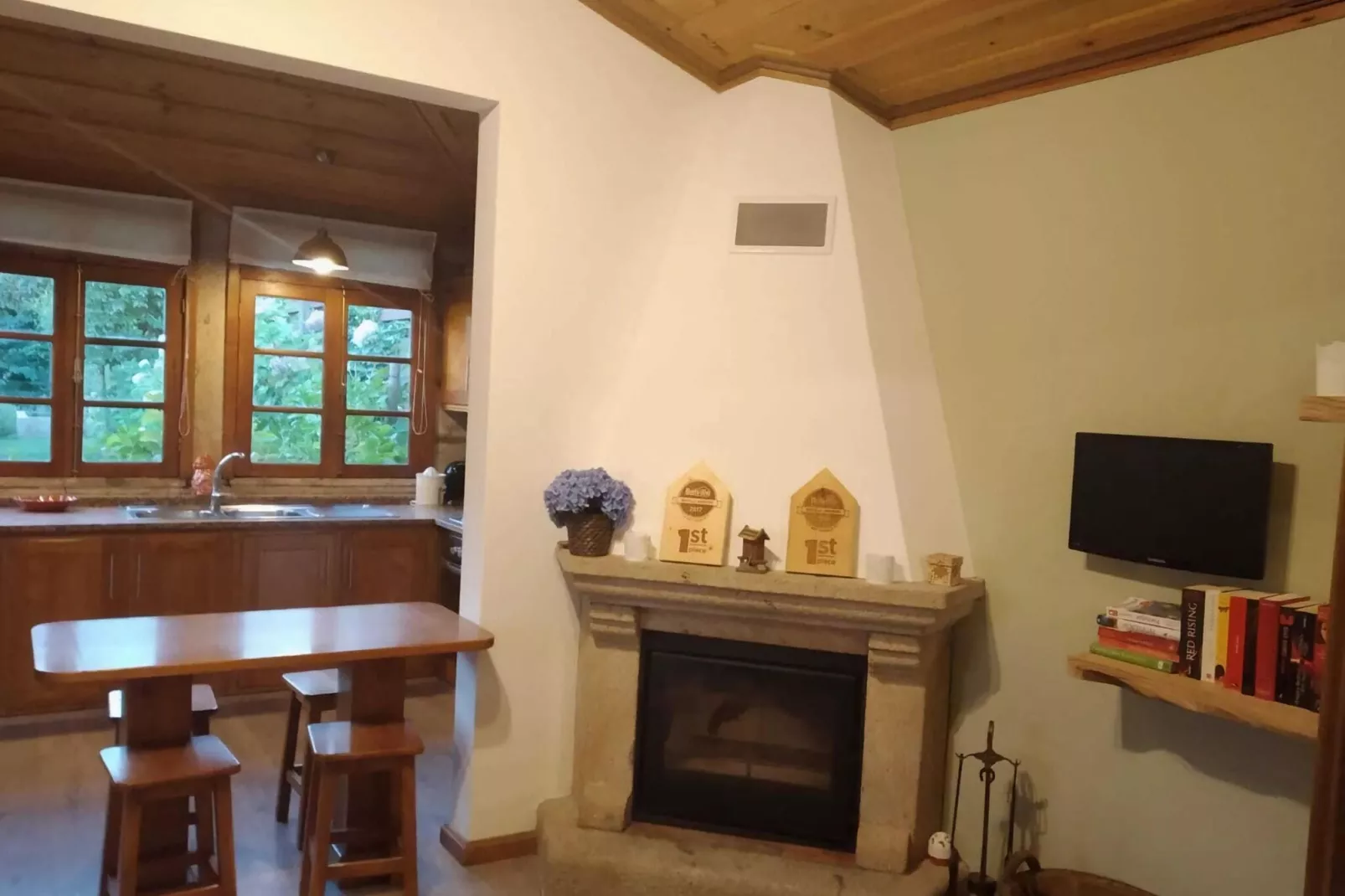 Casita da Lavandeira-Wohnzimmer