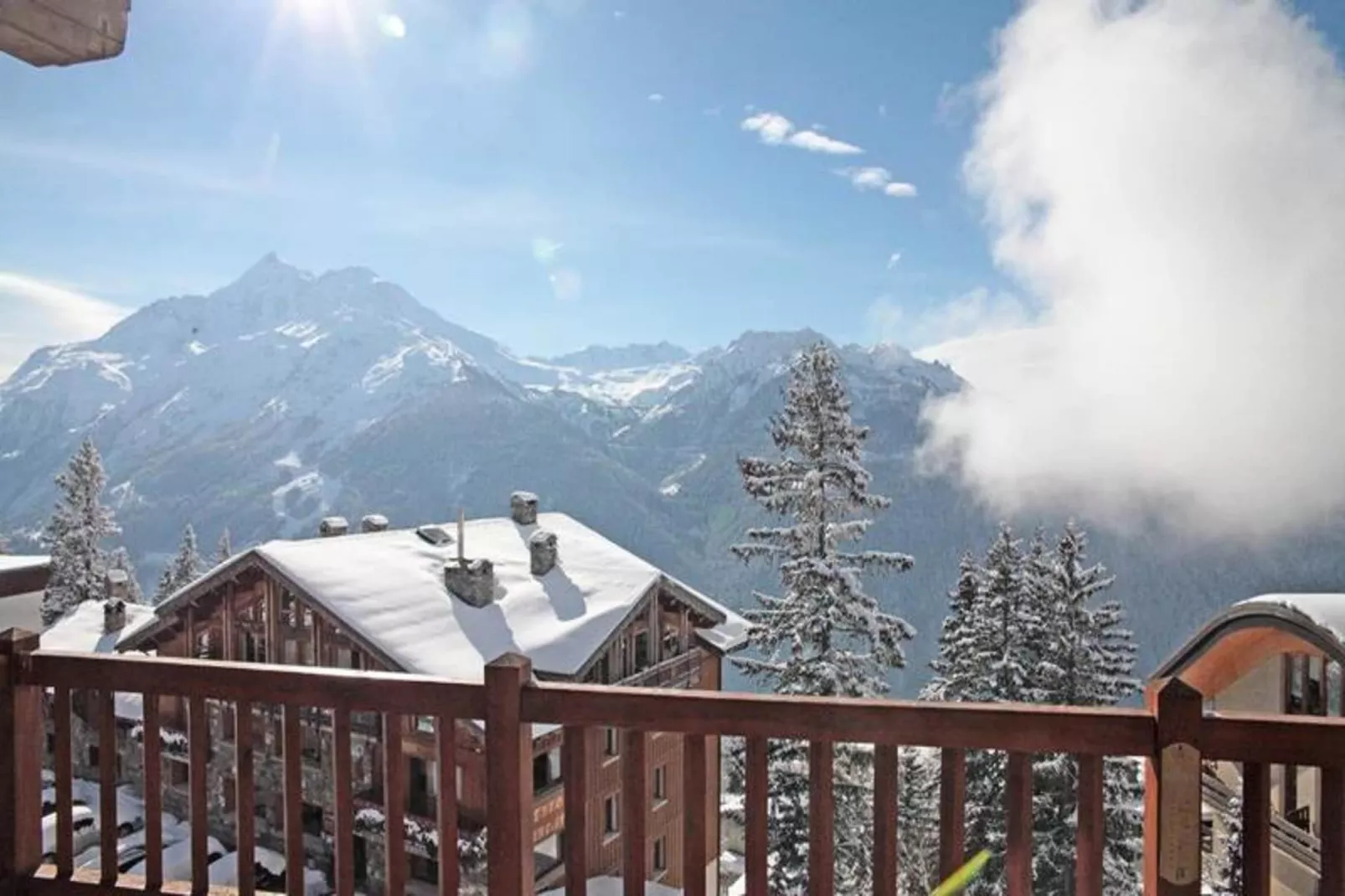 Les Chalets Du Valai-Vue d'hiver