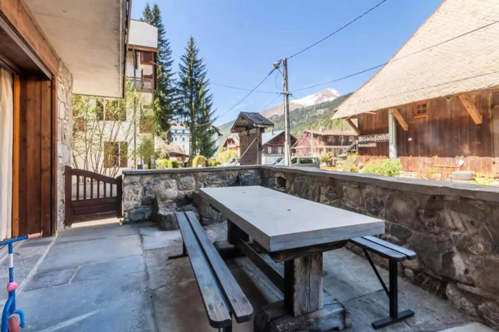 Résidence Les Sermes-Terrasse/Balkon