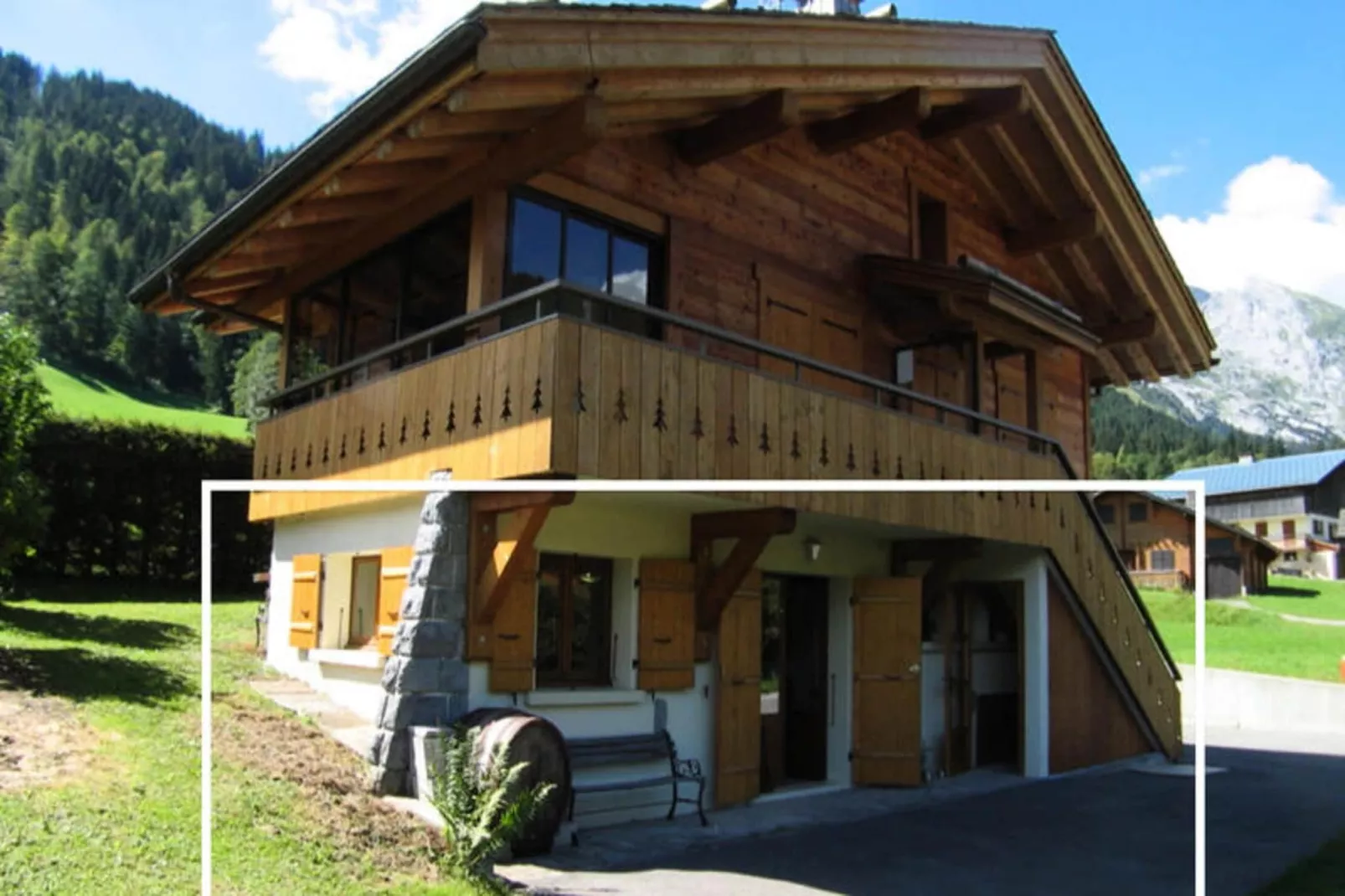 Studio à La Clusaz-Exterior in summer