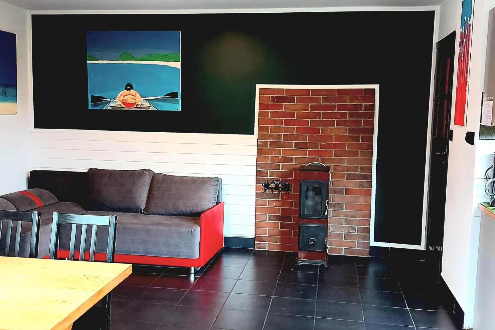 Holiday home Nowe Warpno Chick-Living room