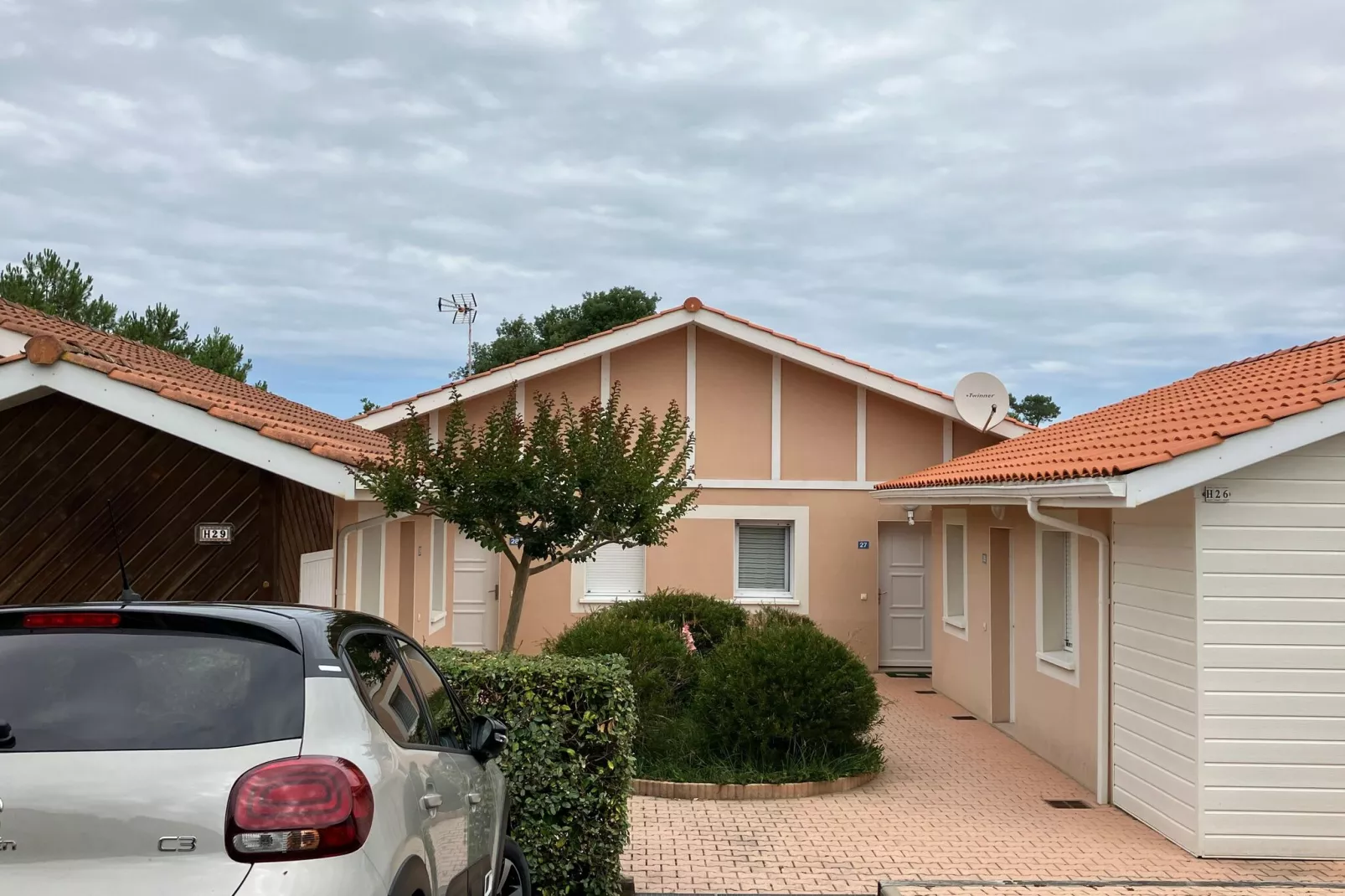 Terraced house Moliets-Exterior summer