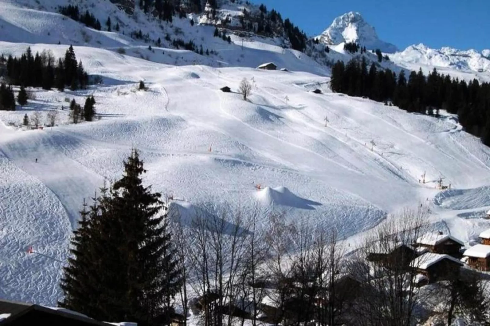 Chalet De Lessy A-Aussicht Winter