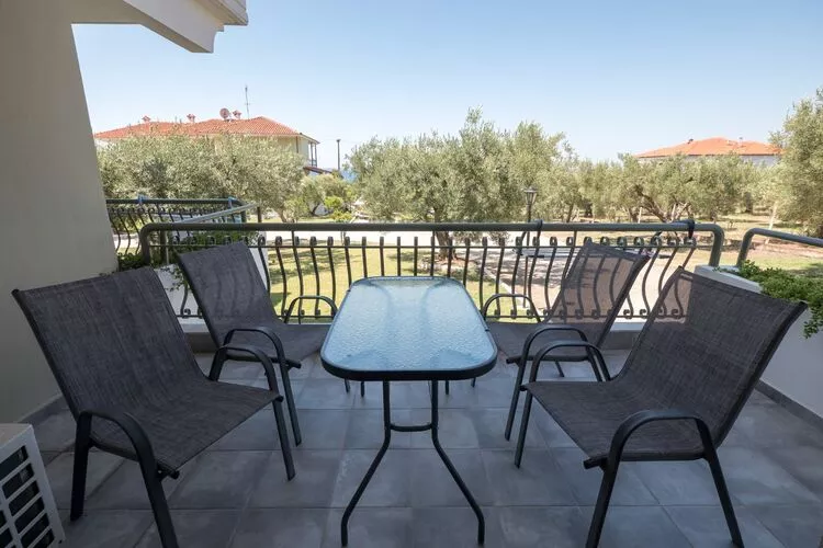 Holiday resort Asteris Village, Gerakini-Executive Apartment-Vue d'été
