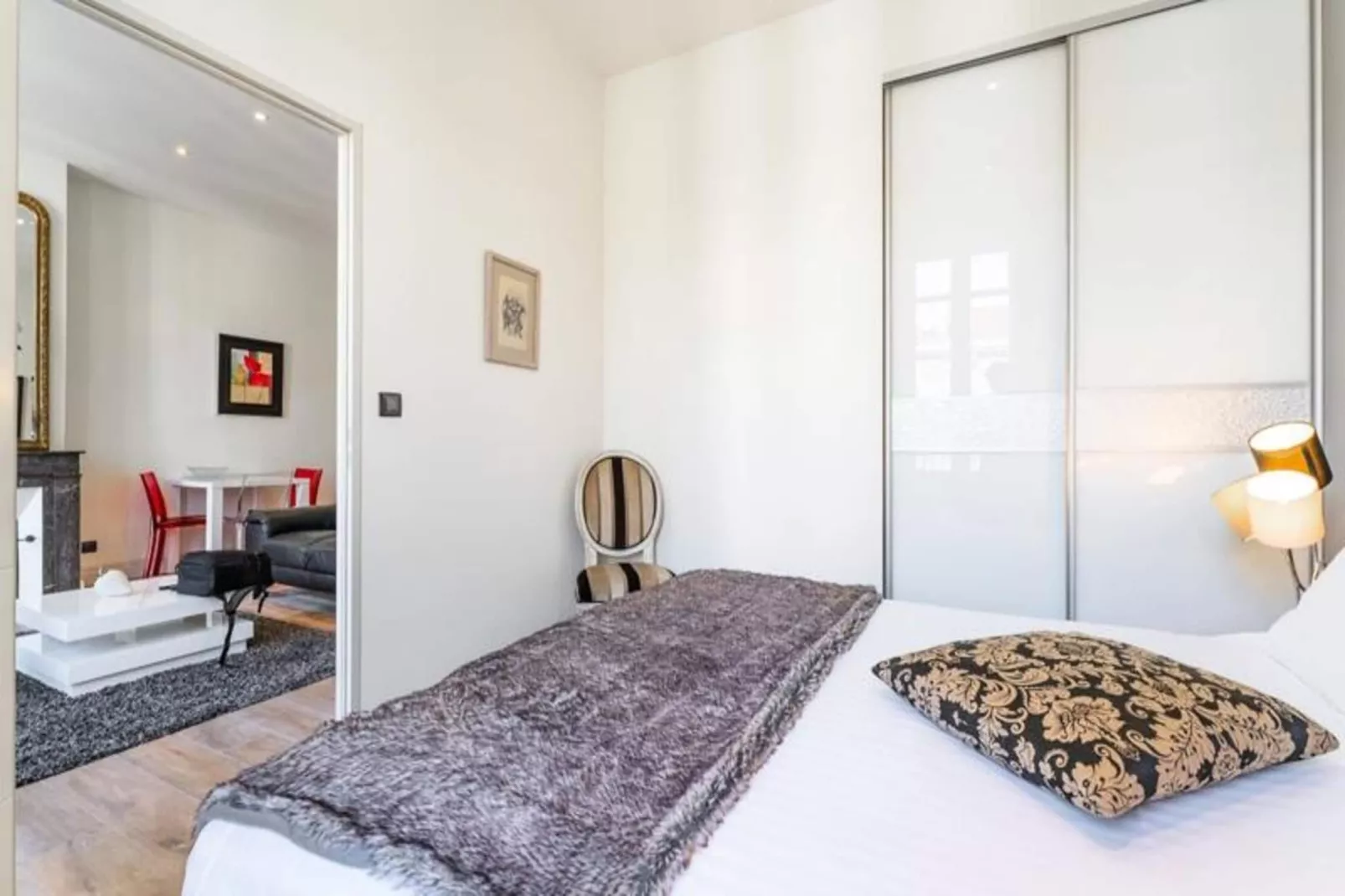 Chaleureux Appartement Au C&oelig;ur Du Quartier Historique Saint-michel-Chambre