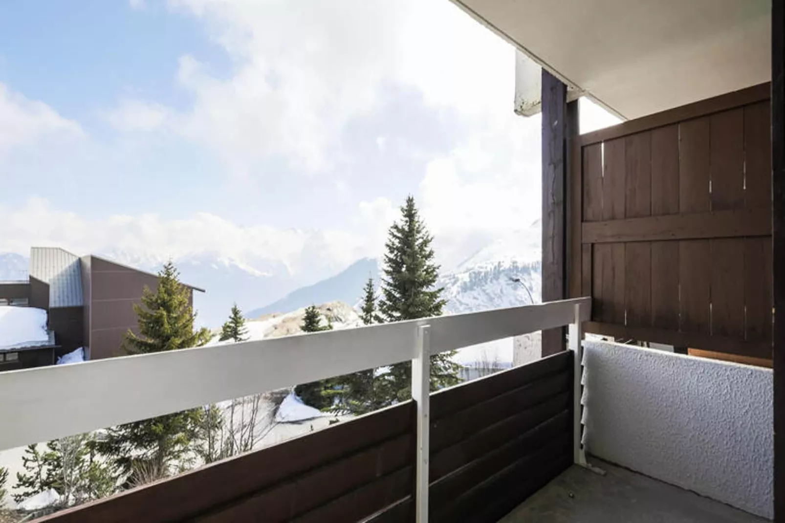 Résidence Les Horizons d'Huez - maeva Home-Terrasse/Balkon