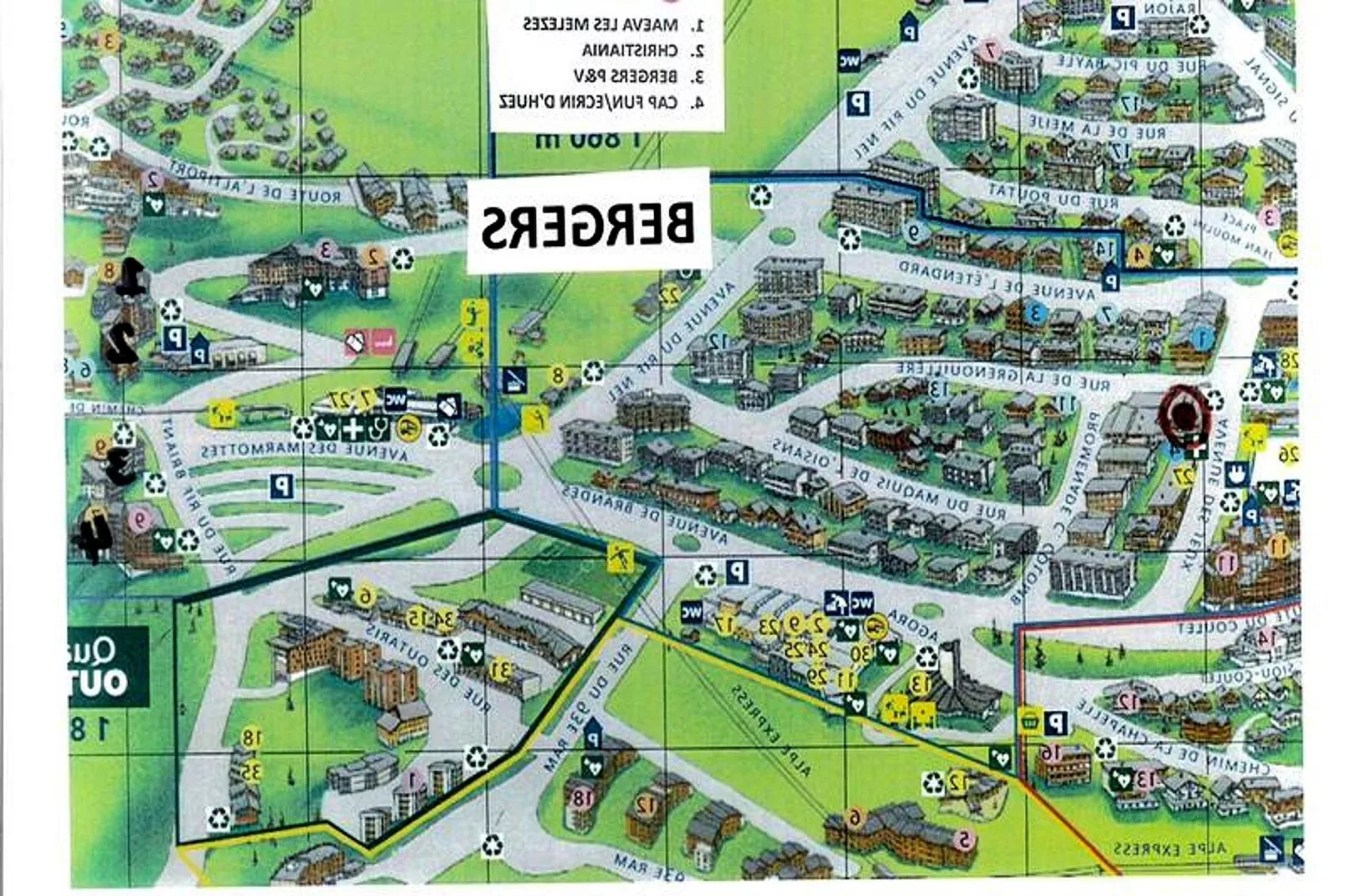 Résidence Christiania-Gebiet Winter 5 km