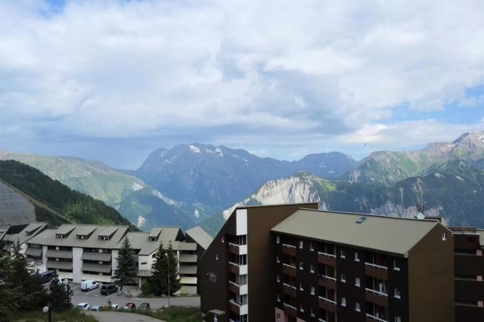 Résidence Soleil D'huez-Außenbereich Sommer