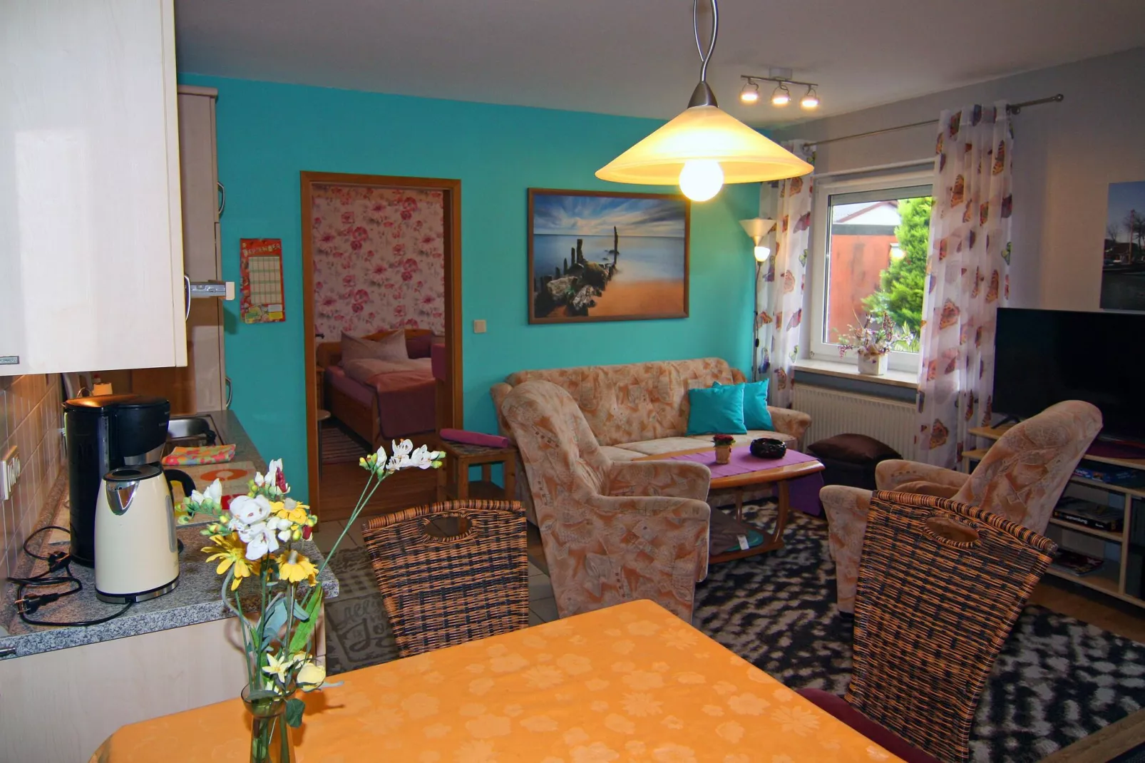 Apartments Stapel, Büsum-App. 2 / 2 Raum App im EG, 55-Living room