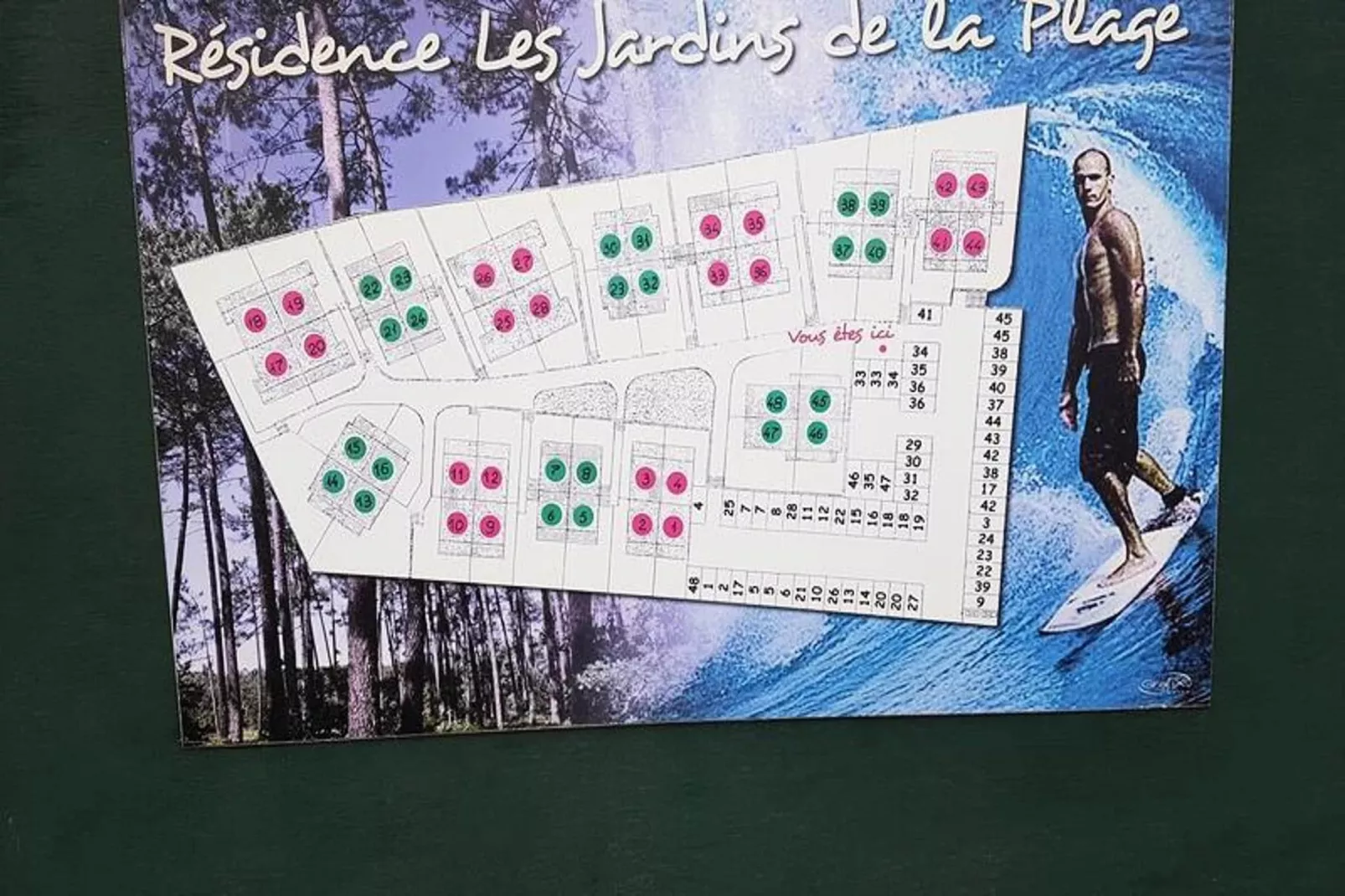 Résidence Les Jardins De La Plage-View in summer