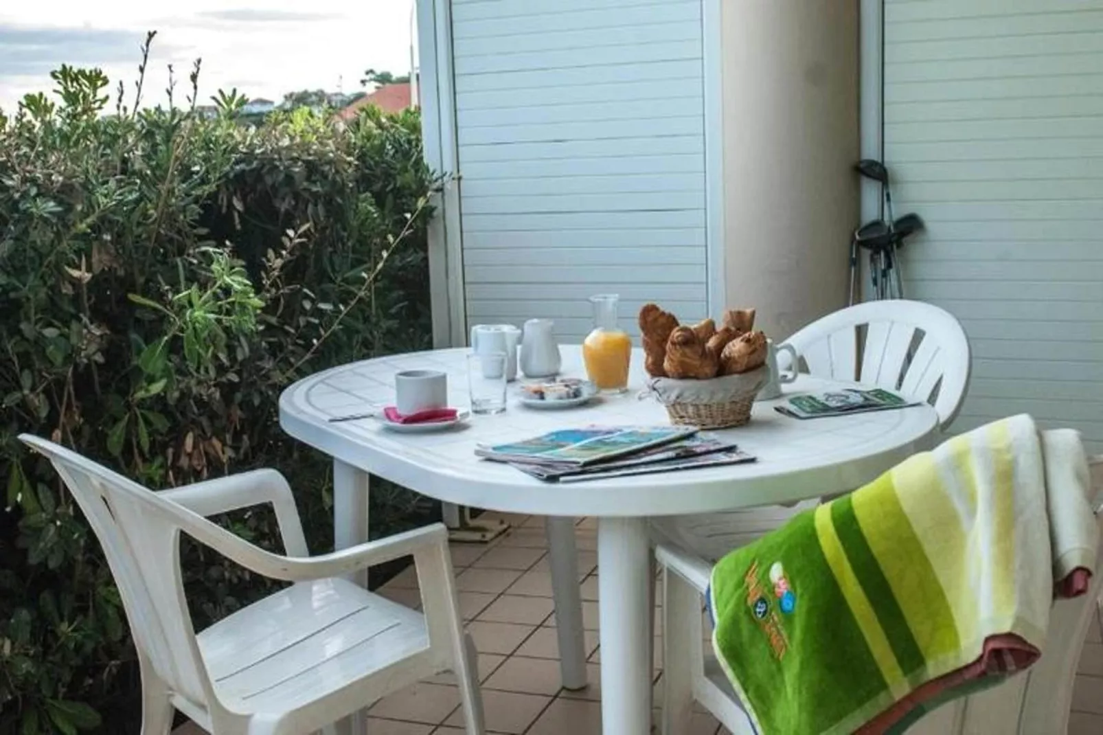 Résidence Mer & Golf Eugénie****-Terrasse/Balkon