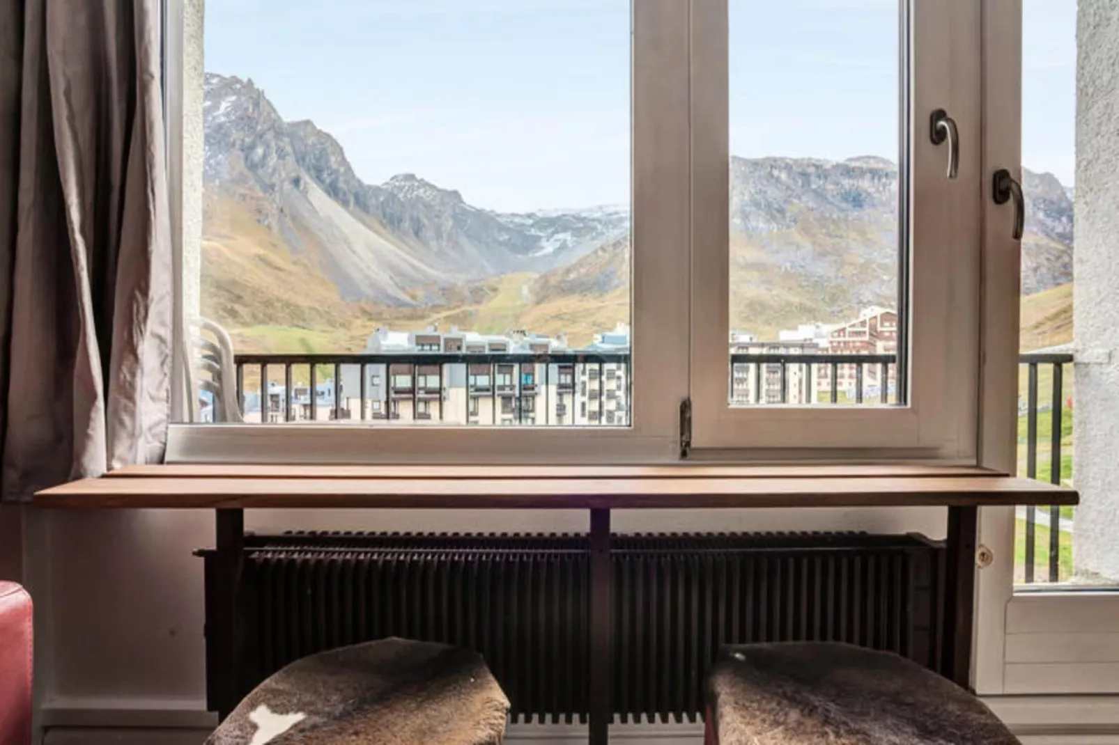 Appartement à Tignes avec accès direct aux pistes-Salon
