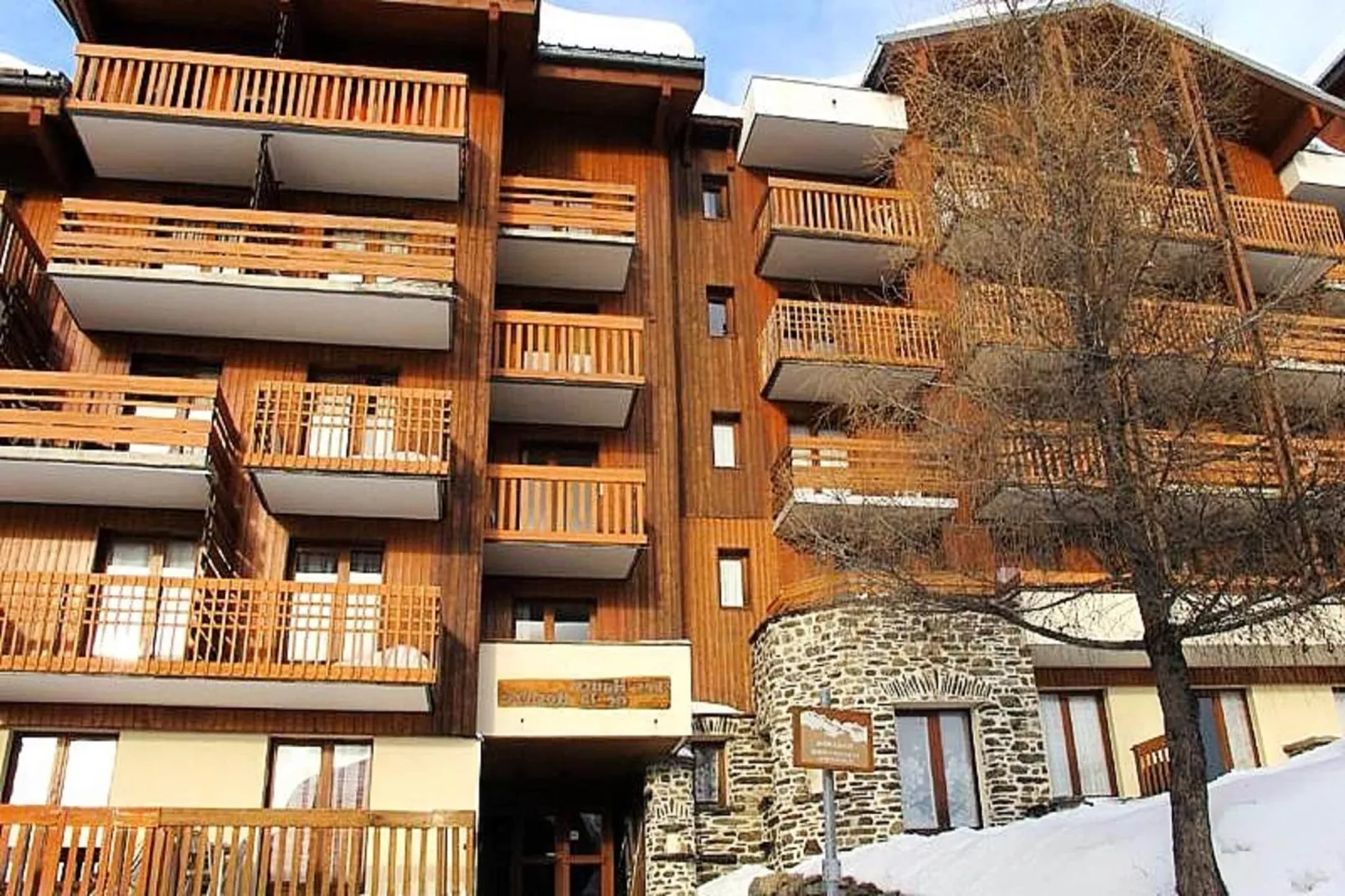 Résidence Hauts De La Rosiere-Terrasse/Balkon