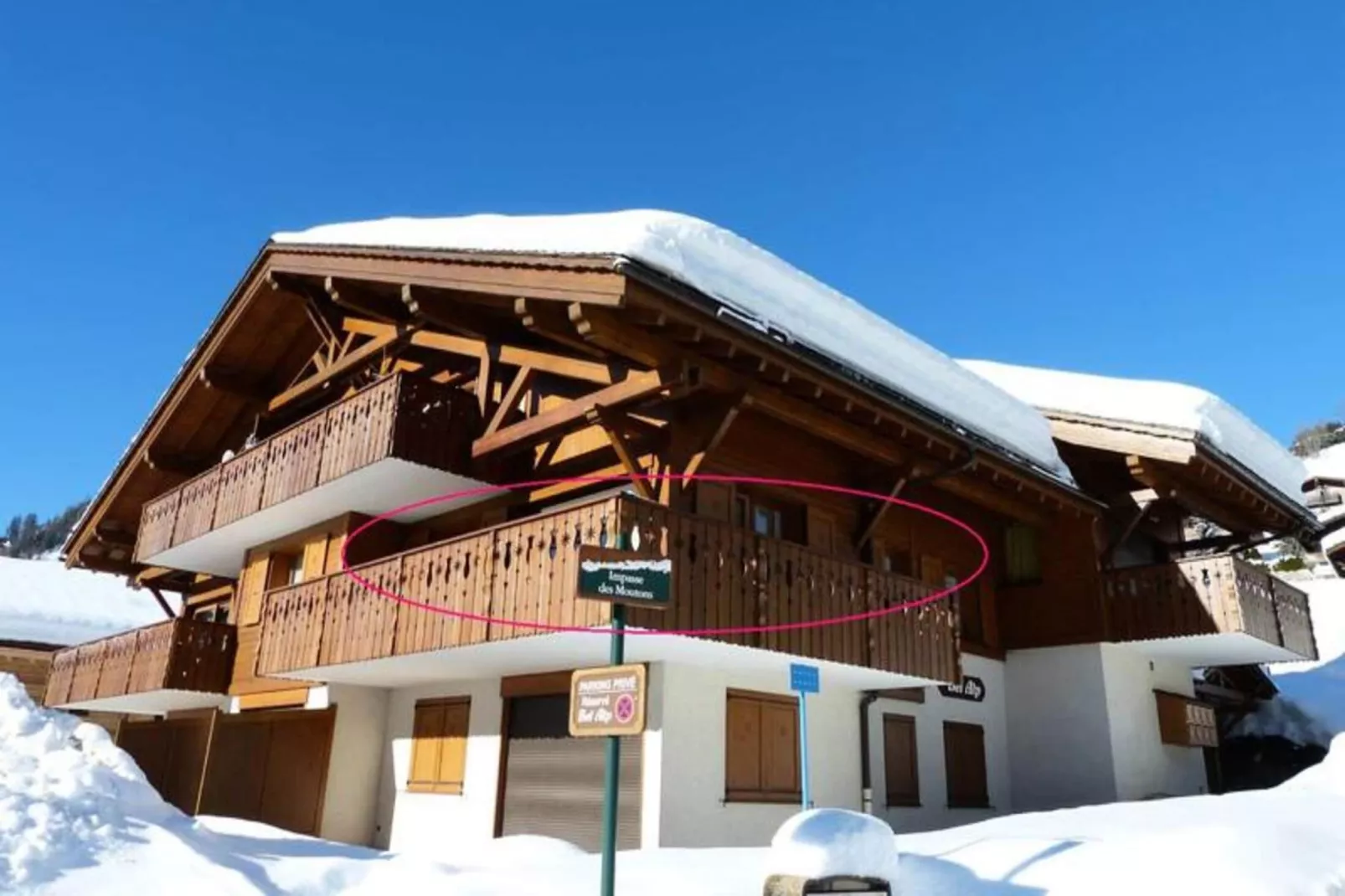 Résidence Bel Alp-Extérieur hiver