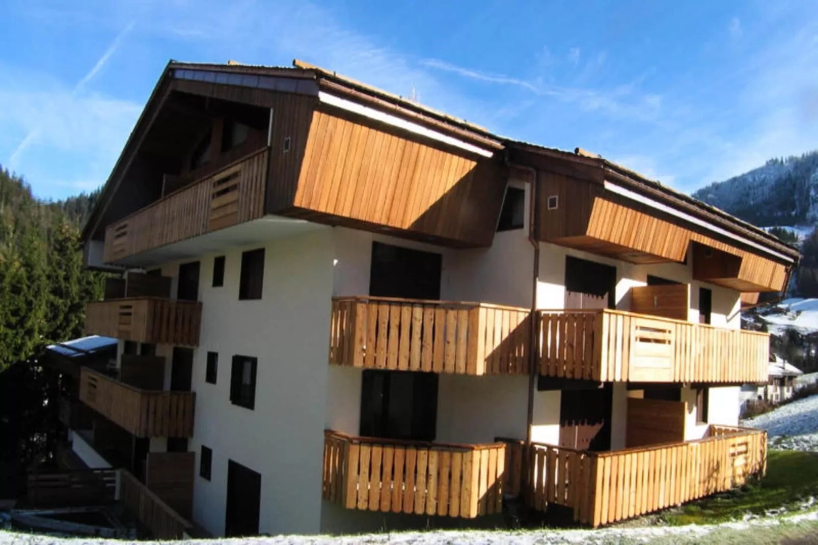 Appartements à La Clusaz-Exterior in summer
