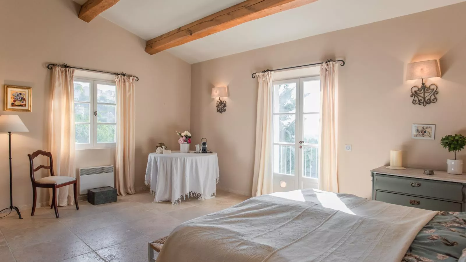 Villa Olivier-Schlafzimmer