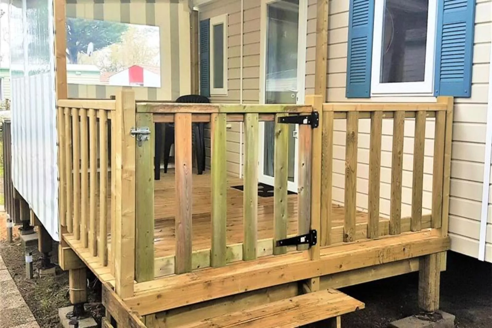 Mobil-home 4 pers. proche plage-Exterior in summer