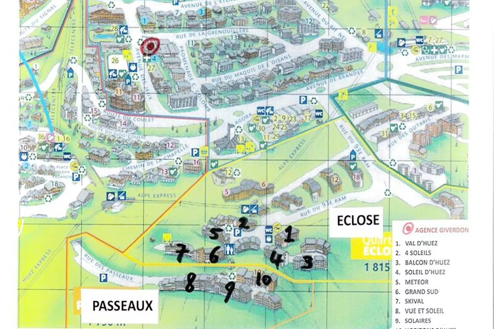 Résidence Solaires-équipements