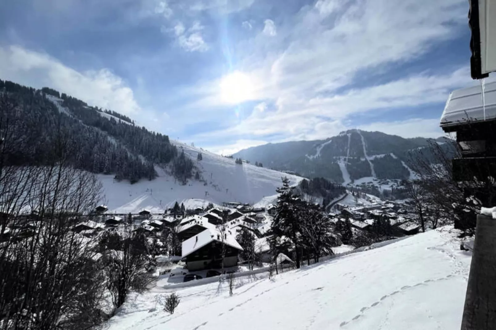 Appartements à La Clusaz-View in winter