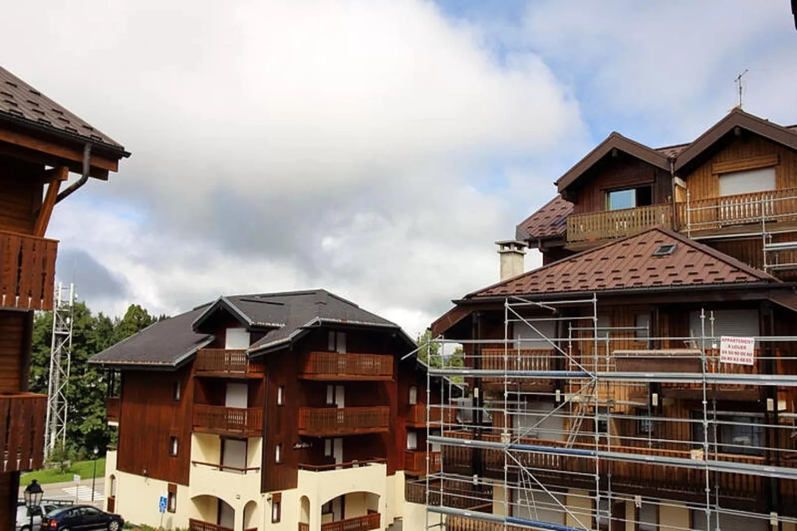 Studio à Les Carroz-d'Arâches-Außenbereich Sommer
