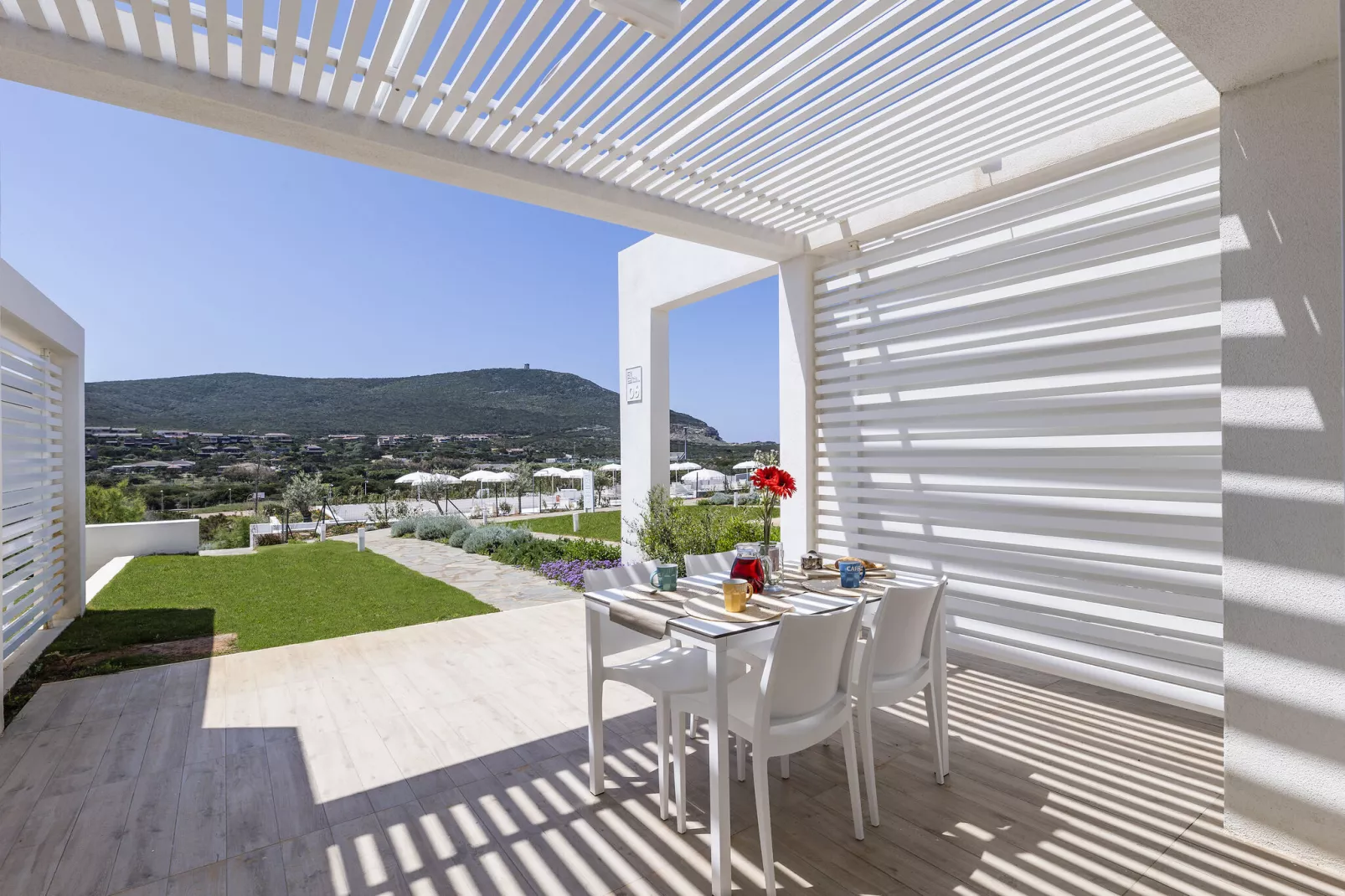 Residence Capo Falcone Stintino "Bilo 4 Premium"-Terrassenbalkon