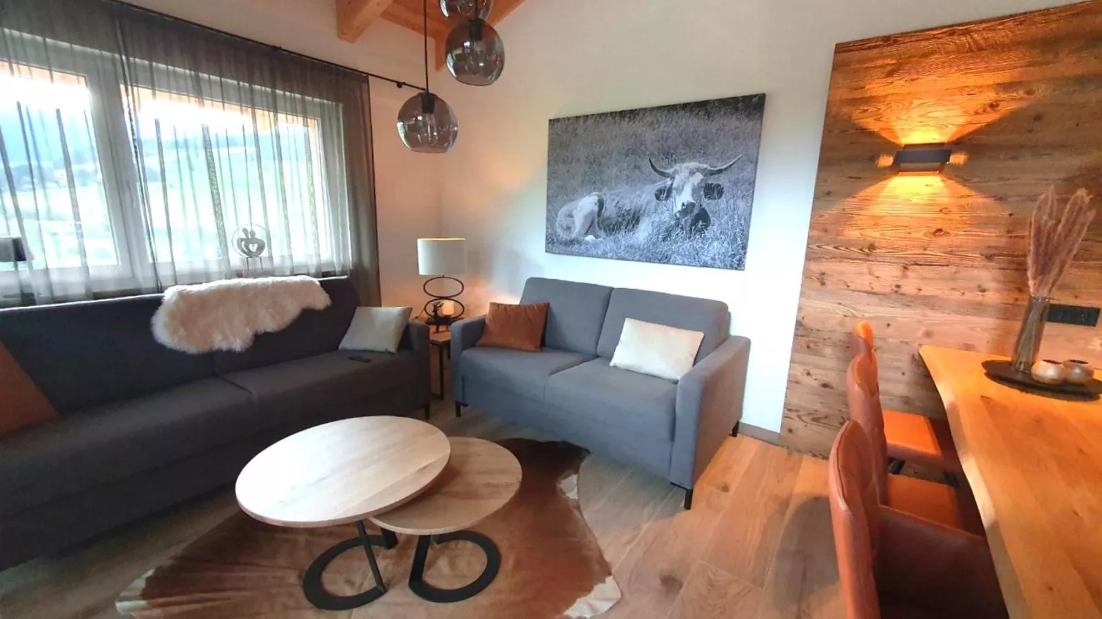 Grebenzen Lodge Hirsch-Wohnzimmer