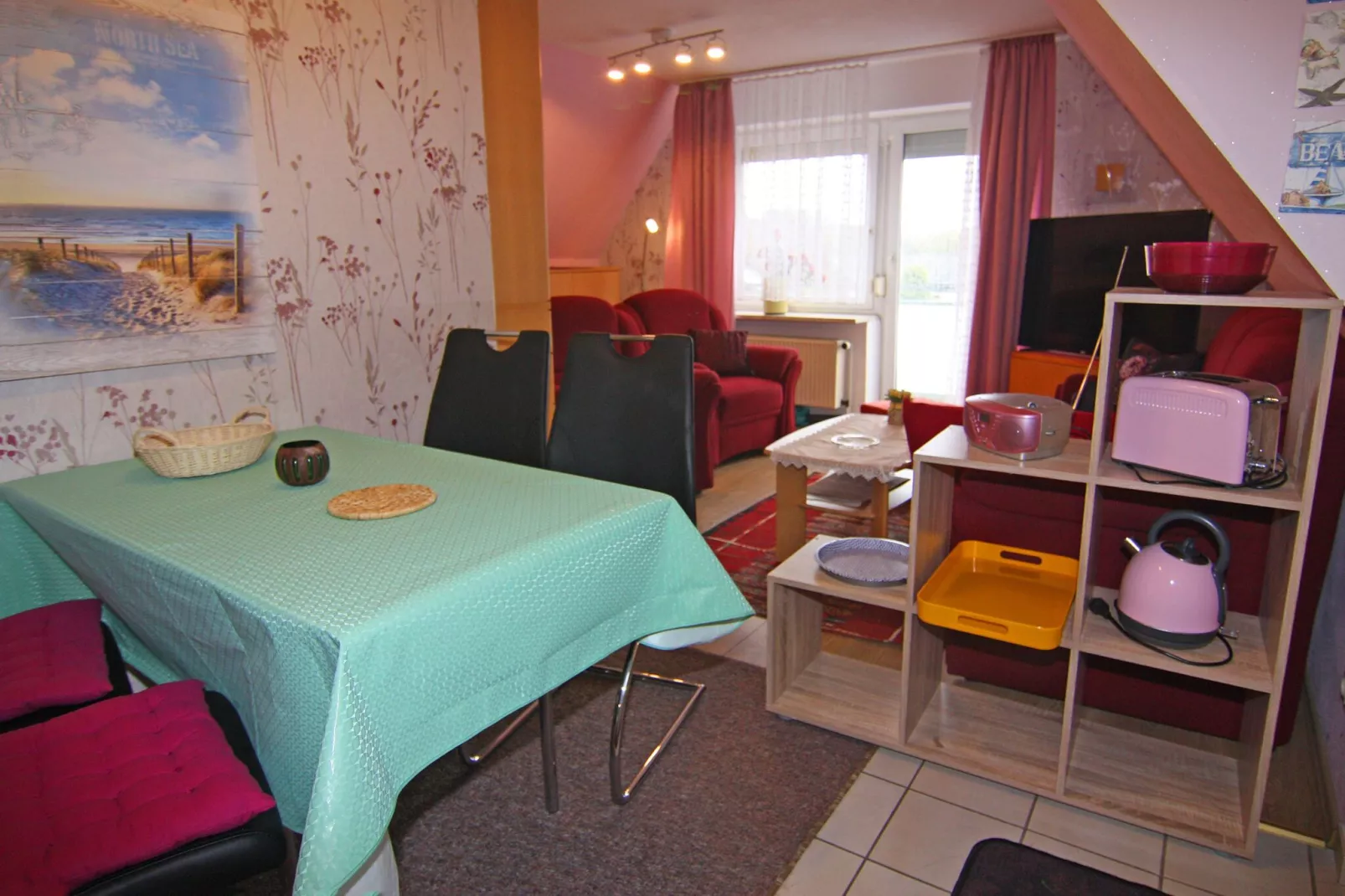 Apartments Stapel, Büsum-App.4 / 2 Raum App im OG, 42qm-Dining room