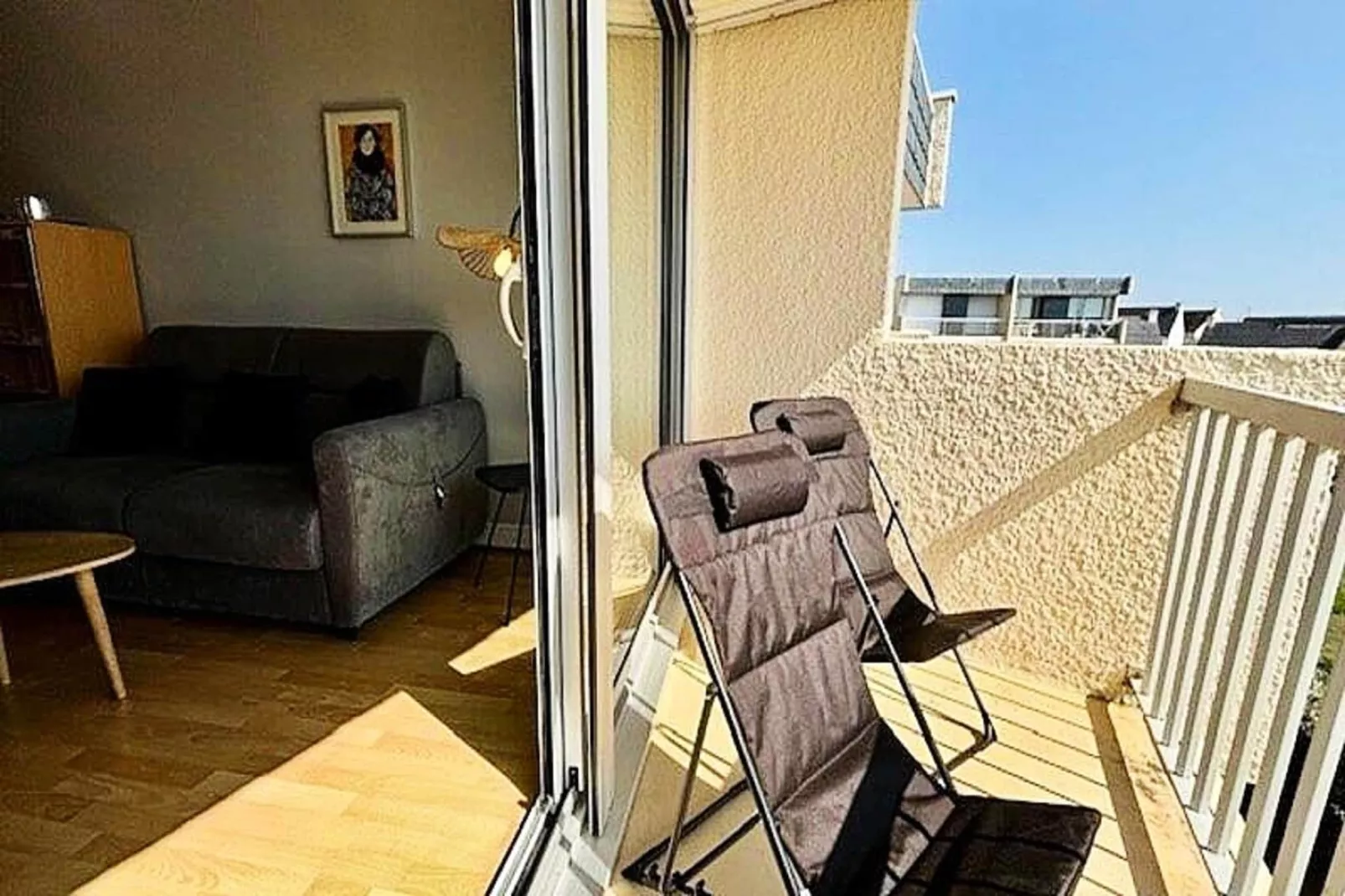 Résidence Les Birvideaux-Terrasse/Balkon