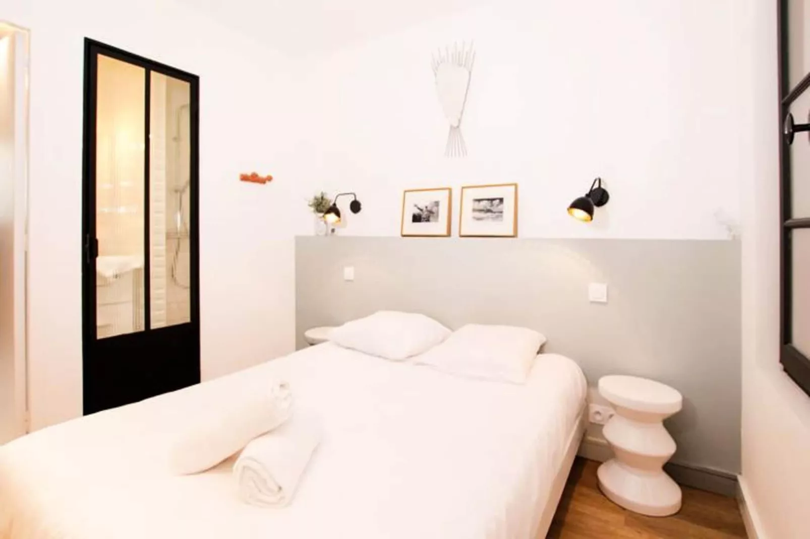 Superbe Maison Au Coeur De La Ville &agrave; Deux Pas De La C&ocirc;te Des Basques-Schlafzimmer