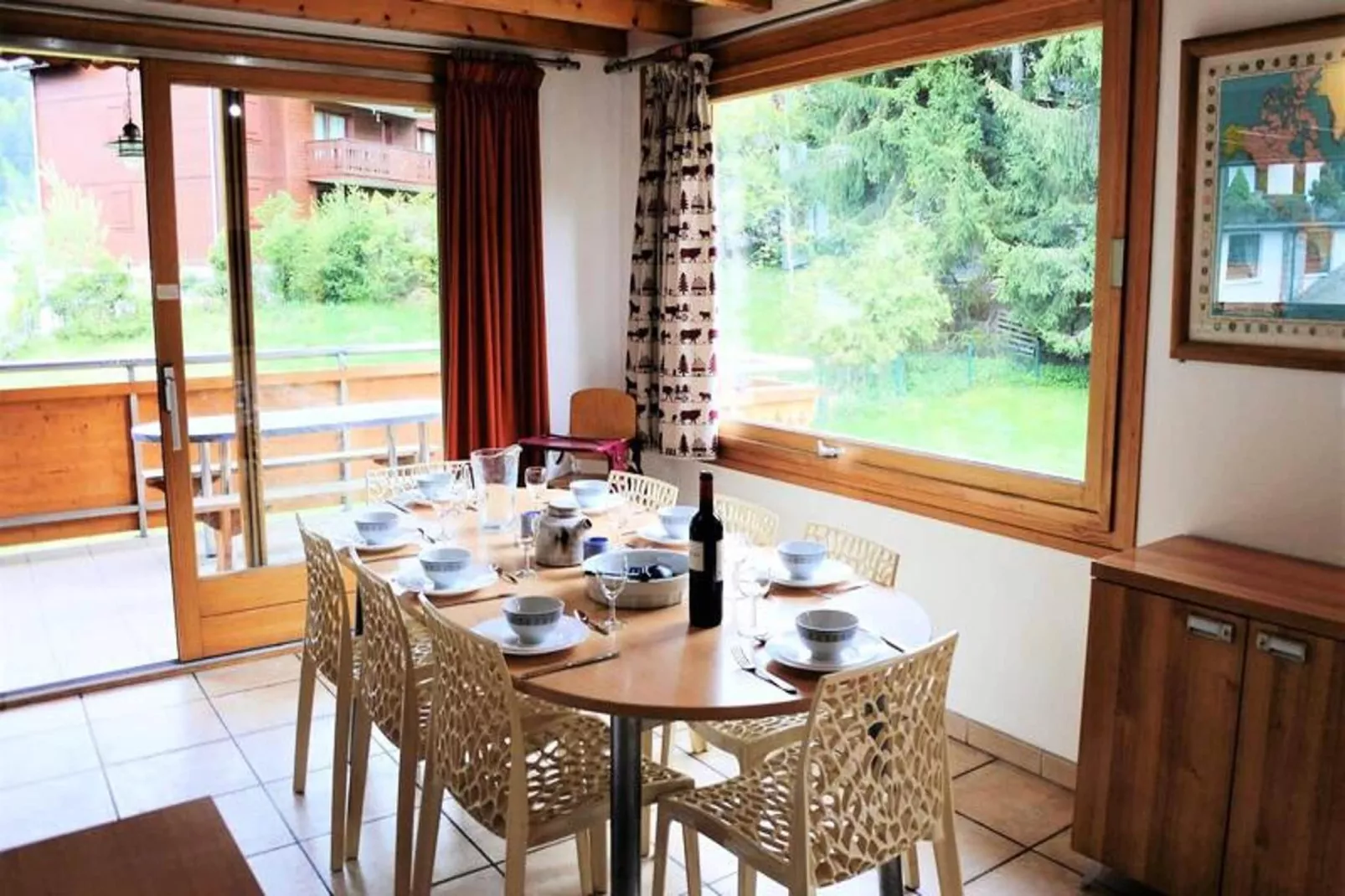 Chalet Avoreaz-Außenbereich Sommer