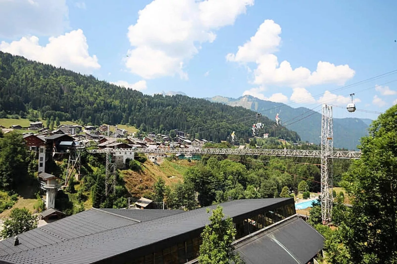Appartements à Morzine-View in summer