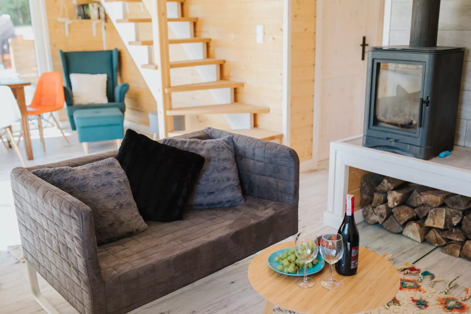 Grey heron-Wohnzimmer