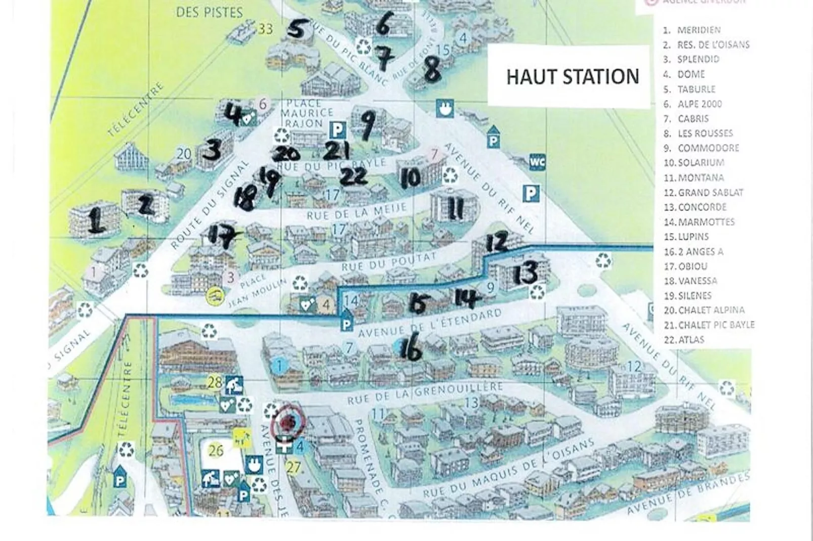 Résidence Alpe 2000-Aussicht Winter